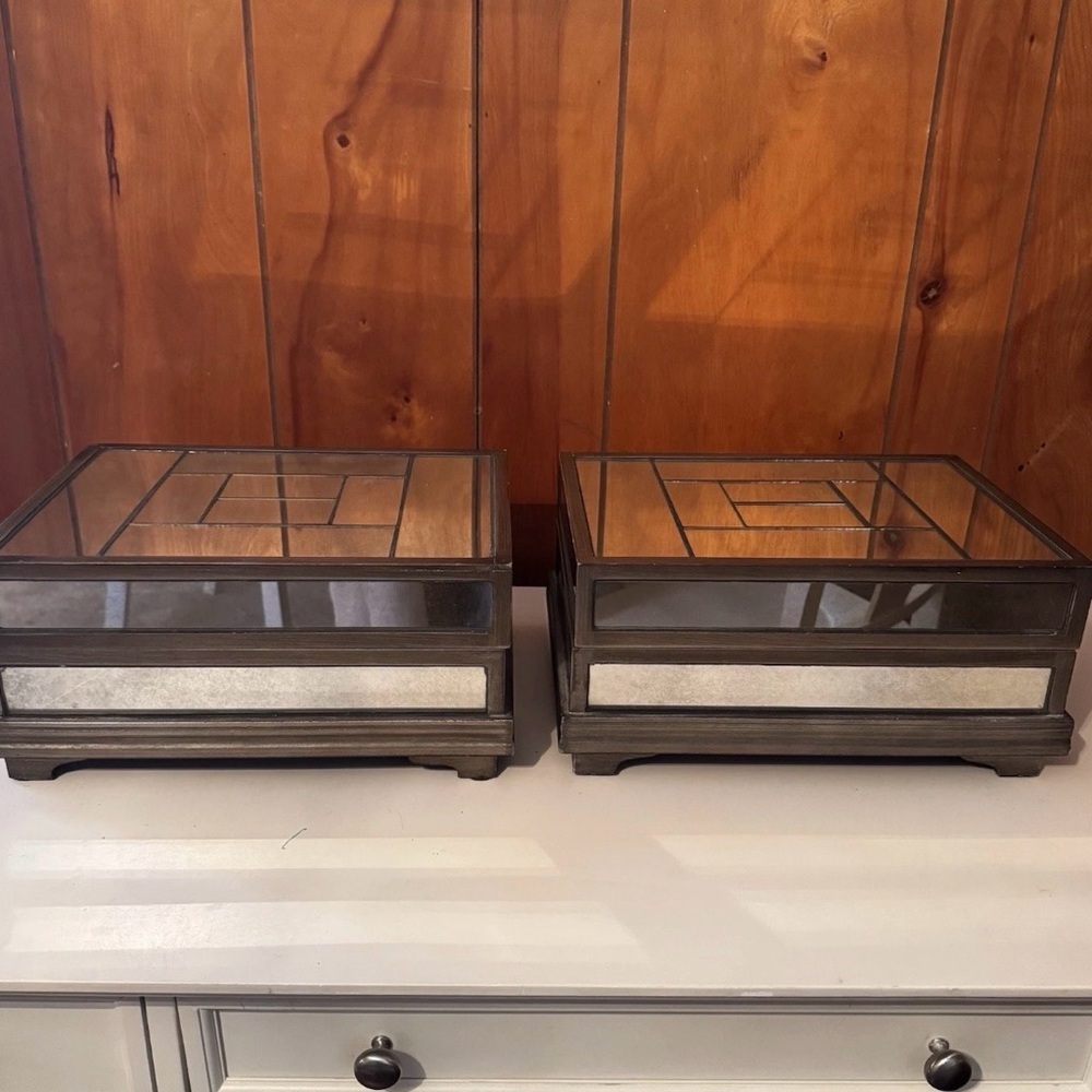 Uttermost Jewelry box mirrored Decorative Panel - Picture 3 of 12